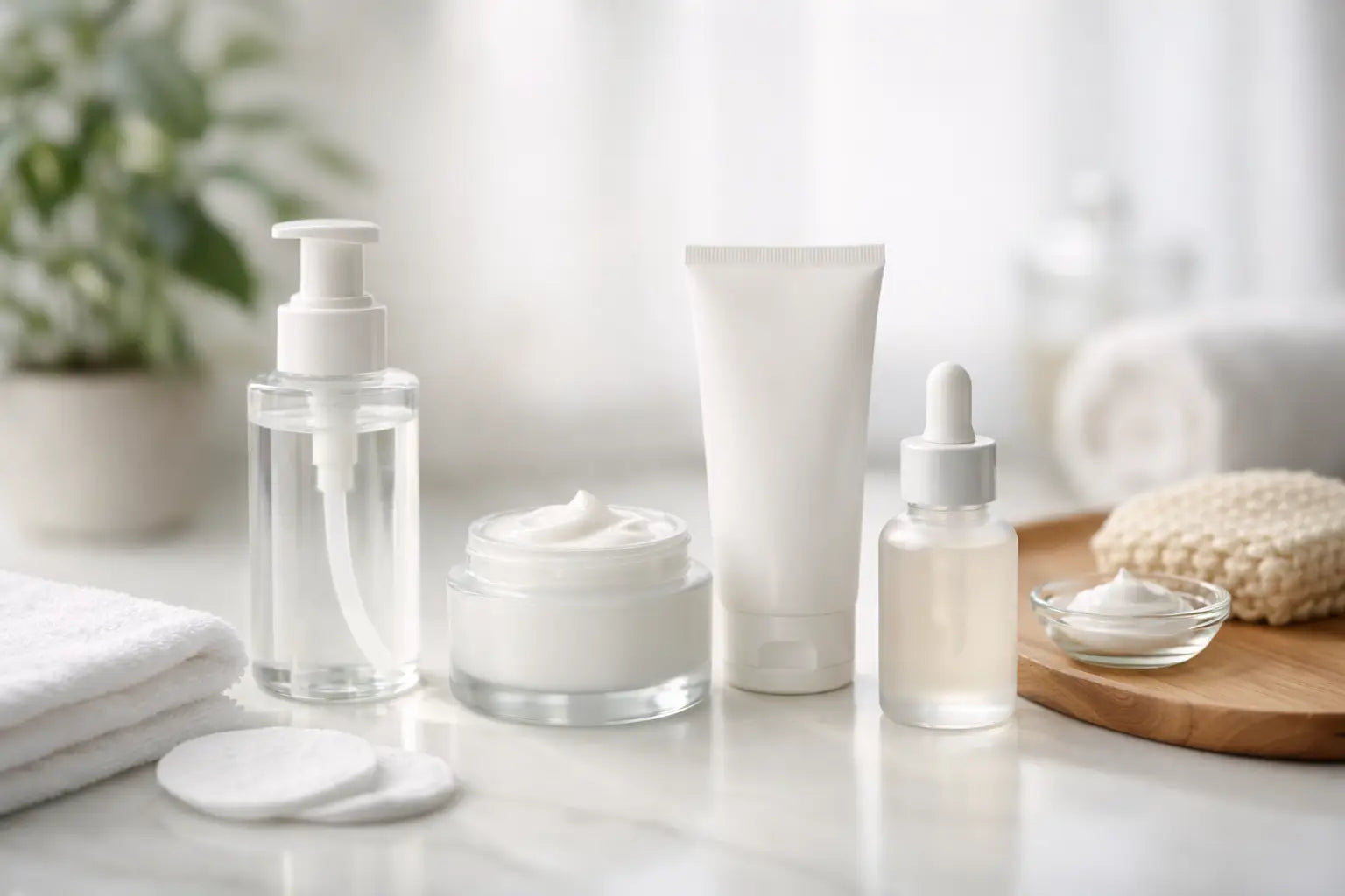 Simple Daily Skincare Routine Products