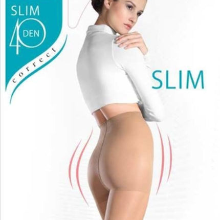 Conte/Esli Slim 40 Den - Correct Modelling Control Top Women's Tights (8С-61СПЕ)