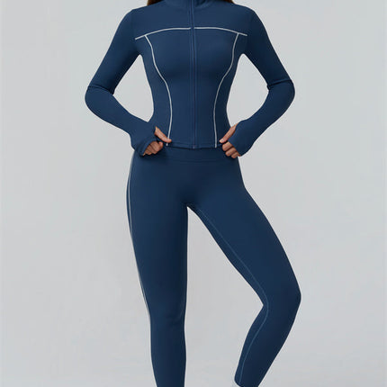 The Venus Zip Top Leggings 2-Piece Set
