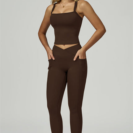 The Flourish Crop Tank Leggings 2-Piece Set