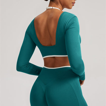 The Elevate Long Sleeve Crop top