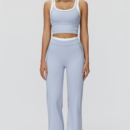 The Canyon Crop Tank Flared Leggings 2-Piece Set