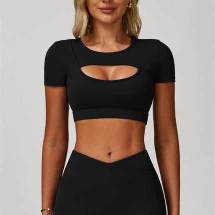 The Lavish Cut-out Crop Top