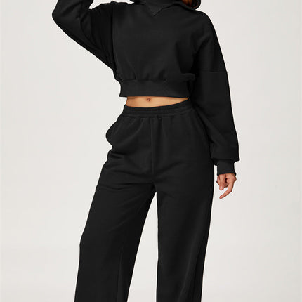 The Axis Crop Hoodie