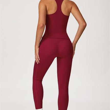The Glacier Crop Tank Leggings 2-Piece Set