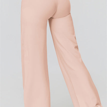 The FemmeFit Zip Jacket Straight Leg Pants 2-Piece Set