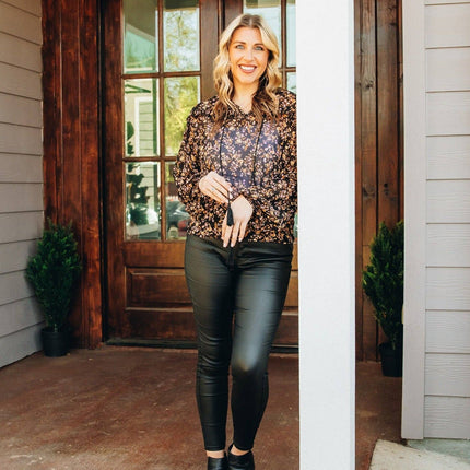 Garden Party Sheer Floral Top