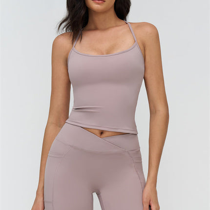 The BoldFit Crop Top Flared Leggings 2-Piece Set