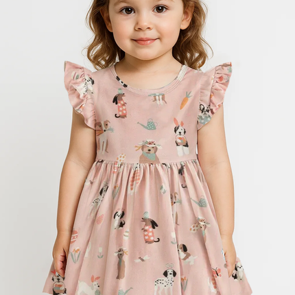 Puppy Egg Hunt (Twirl Dress)