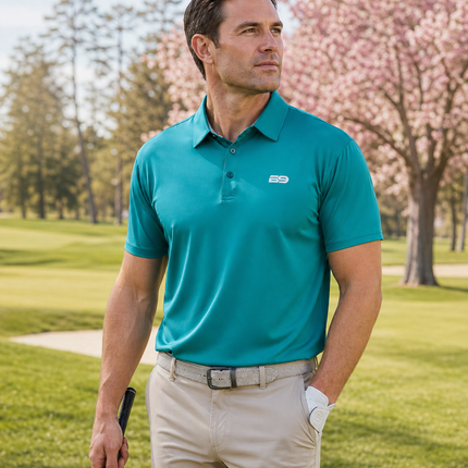 Augusta Green Performance Polo