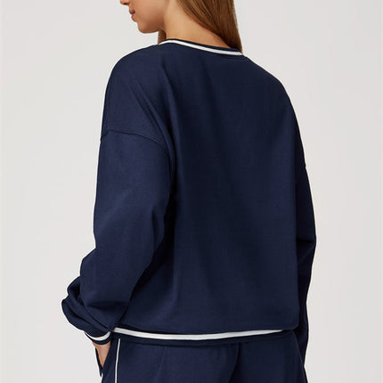 The Amara Sweatshirt Lounge Shorts 2-Piece Set