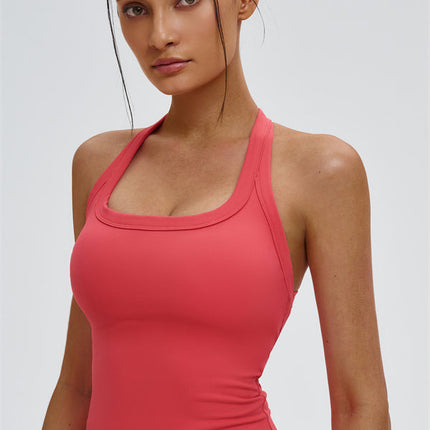 The Slate Y-Back Top