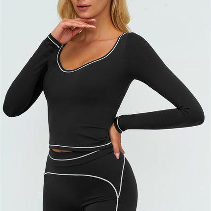 The Amara Long Sleeve T-shirt Flared Leggings 2-Piece Set