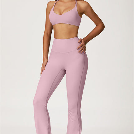 The Lily Sports Bra Flared Leggings 2-Piece Set