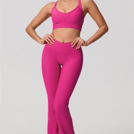 The Daze Sports Bra Flared Leggings 2-Piece Set