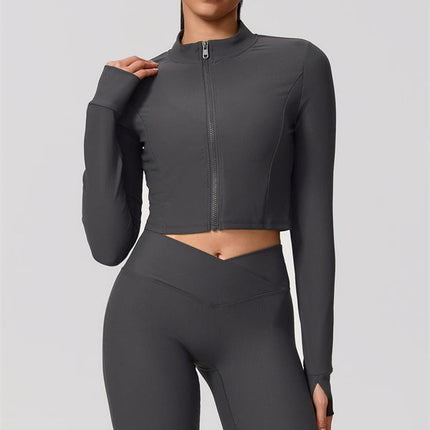 The Daze Zip Jacket Flared Leggings 2-Piece Set