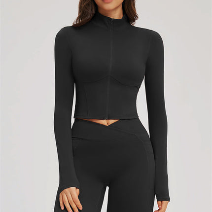 The Sizzle Zip Jacket Flared Leggings 2-Piece Set