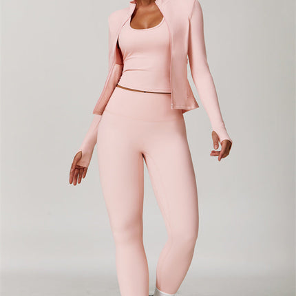 The Surge Halter Crop Top Leggings 2-Piece Set