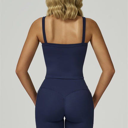 The Flourish Crop Tank Flared Leggings 2-Piece Set