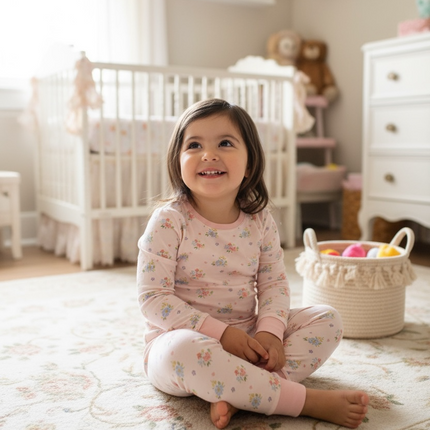 Blush Bloom (Long Sleeve PJ)