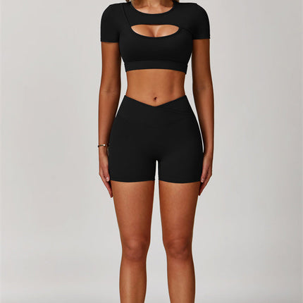 The Lavish Cut-out Crop Top