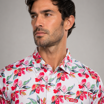 Cherry Blossom Performance Polo