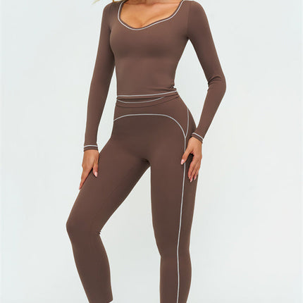 The Amara Long Sleeve T-shirt Leggings 2-Piece Set