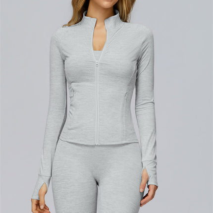 The Radiance Jacket Racerback Sports Bra Leggings 3-Piece Set