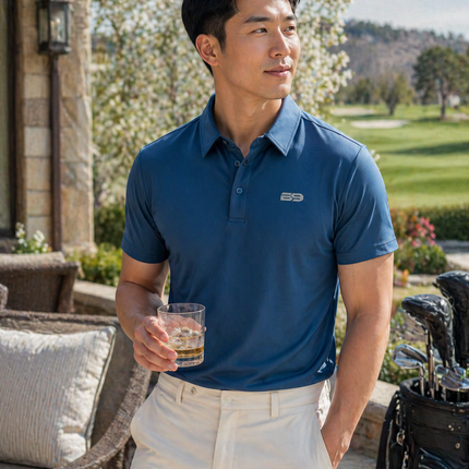 Blue Steel Performance Polo