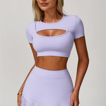 The Lavish Cut-out Crop Top