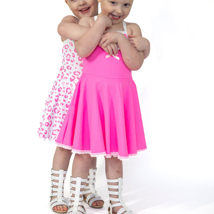 Molly Athleisure Dress - Barbie Pink