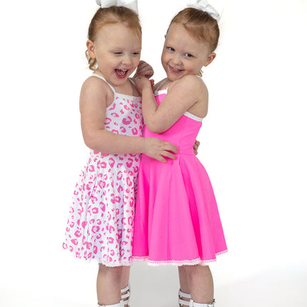 Molly Athleisure Dress - Barbie Pink