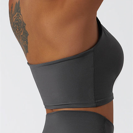 The Seraphine Halter Crop Top