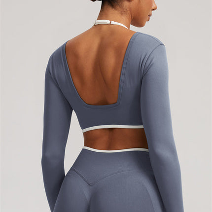 The Elevate New Long Sleeve Crop top