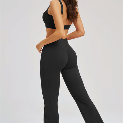The Sizzle Sports Bra Flared Leggings 2-Piece Set