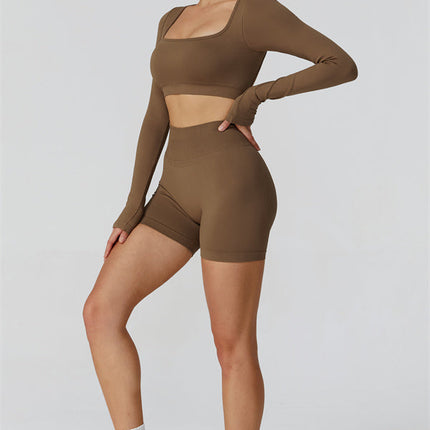 The Reign Long Sleeve Crop Top