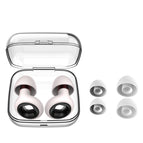 1Black white 2pairs ear cap