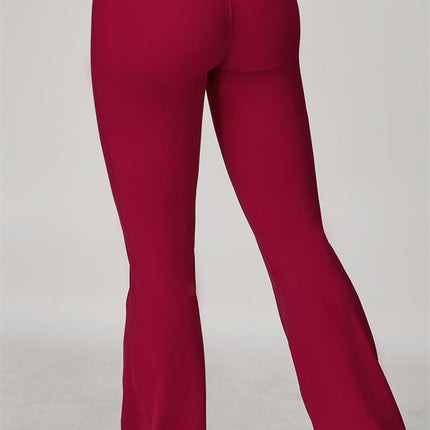 The Surge Halter Crop Top Flared Leggings 2-Piece Set