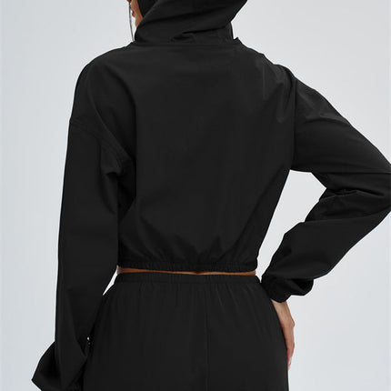 The Svelte UV protection Crop Hoodie