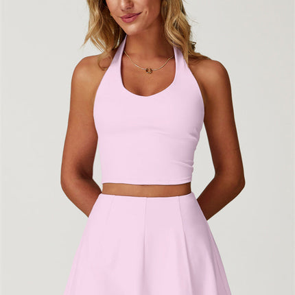 The Boost Halter Crop Top