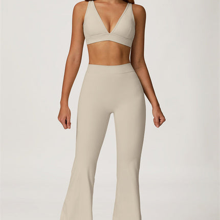 The Axis Sports Bra Flared Leggings 2-Piece Set
