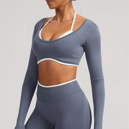 The Elevate New Long Sleeve Crop top