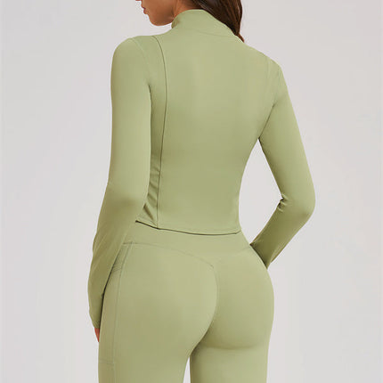 The Sizzle Zip Jacket Flared Leggings 2-Piece Set