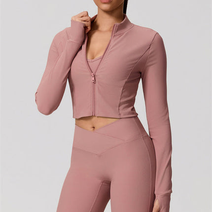 The Daze Zip Jacket Flared Leggings 2-Piece Set