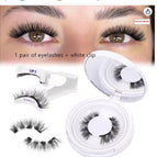 UBS103 / 1pair Eyelash Plus White Clip