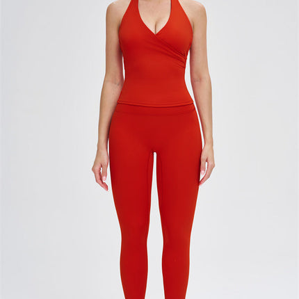 The Stride Crop Top Isabella Leggings 2-Piece Set