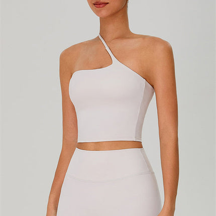 The Jewel One-Shoulder Crop Top Shorts 2-Piece Set