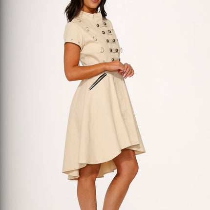 10273 Battalion Khakis HiLo Swing Dress