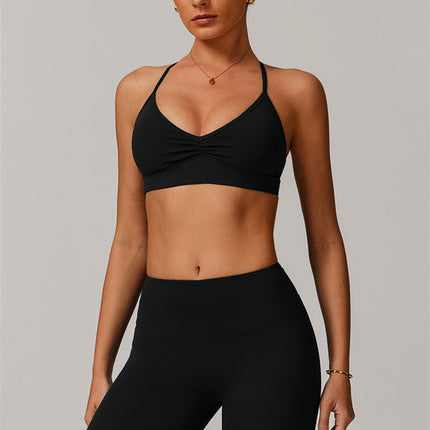 The Delicate Sports Bra Flared Leggings 2-Piece Set