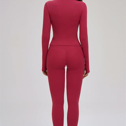 The Kinetic Zip Jacket Sports Bra Leggings 3-Piece Set